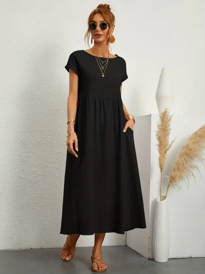 Elegant Flared Maxi Dress