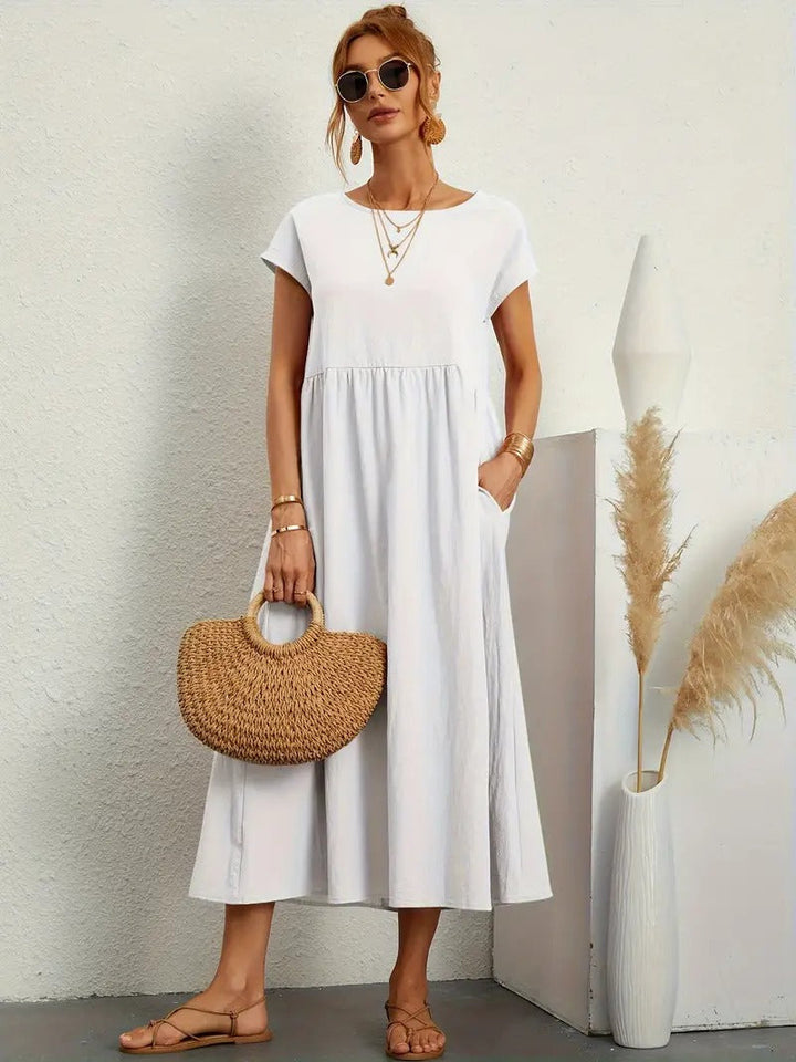 Elegant Flared Maxi Dress