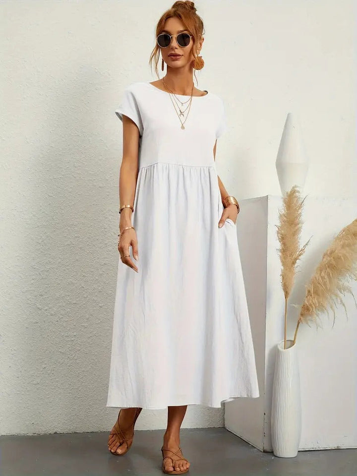 Elegant Flared Maxi Dress