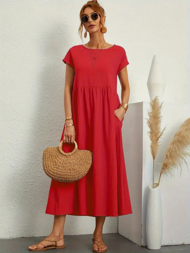 Elegant Flared Maxi Dress