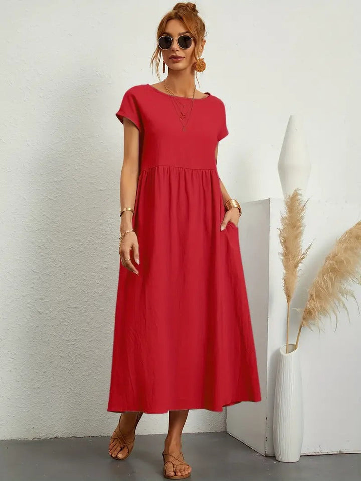 Elegant Flared Maxi Dress