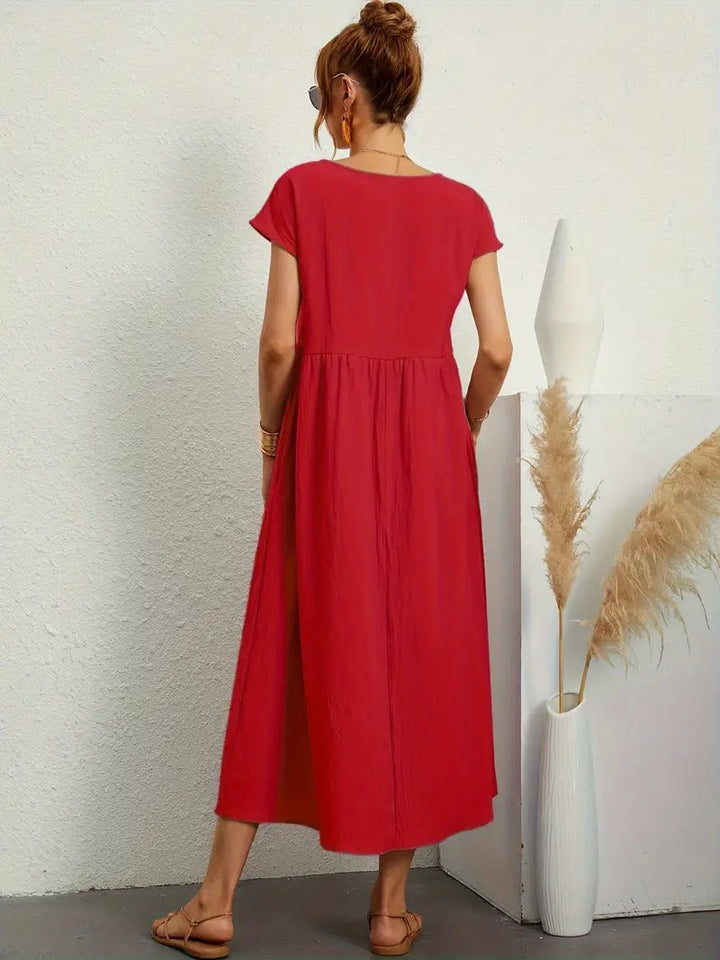 Elegant Flared Maxi Dress