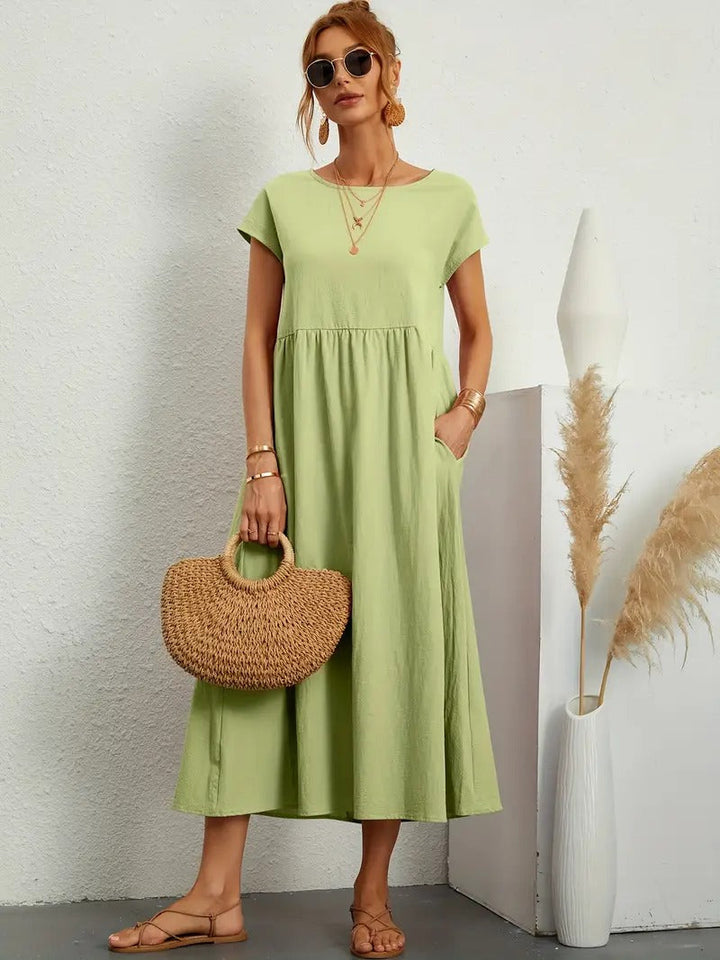Elegant Flared Maxi Dress
