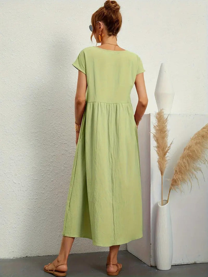 Elegant Flared Maxi Dress