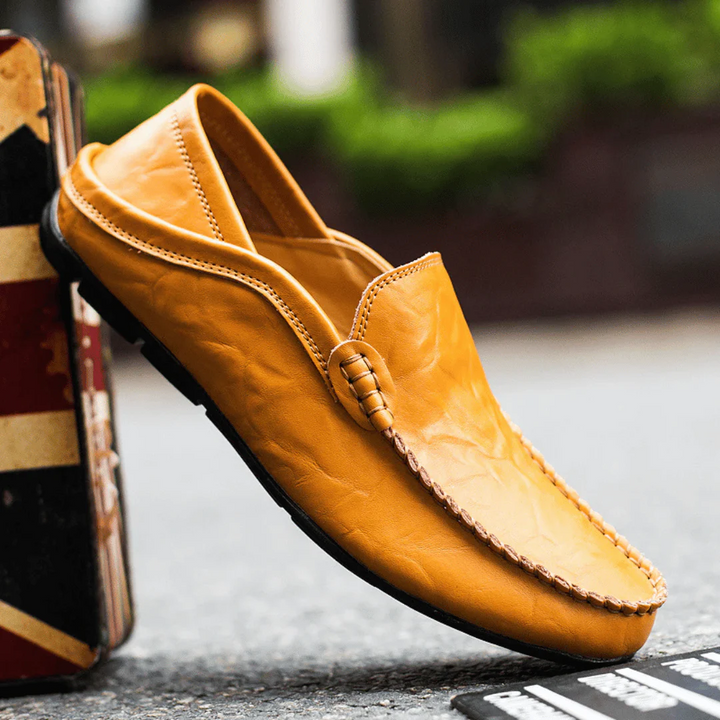 Exquisite Handmade Leather Loafers