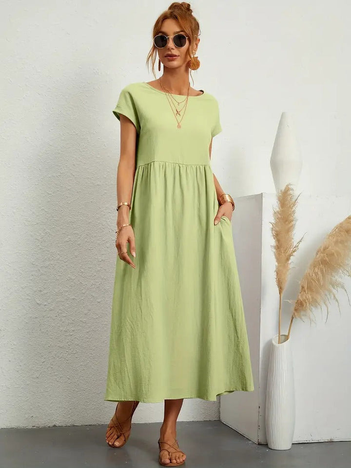 Elegant Flared Maxi Dress