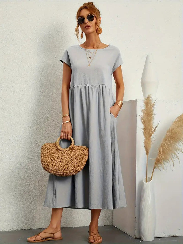 Elegant Flared Maxi Dress