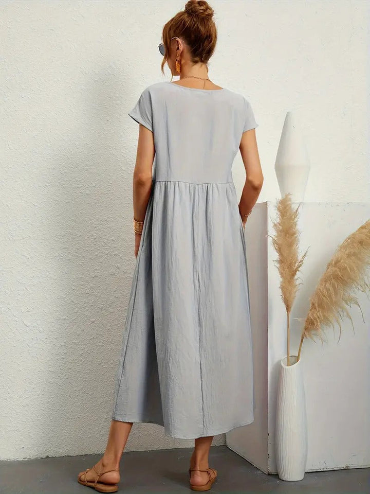Elegant Flared Maxi Dress