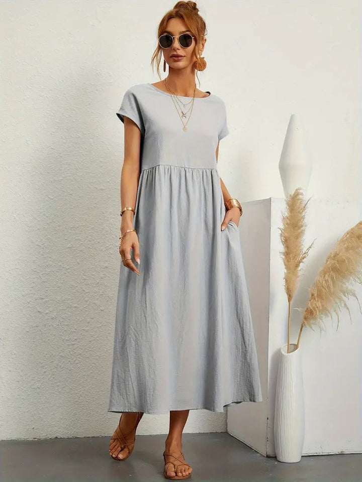 Elegant Flared Maxi Dress
