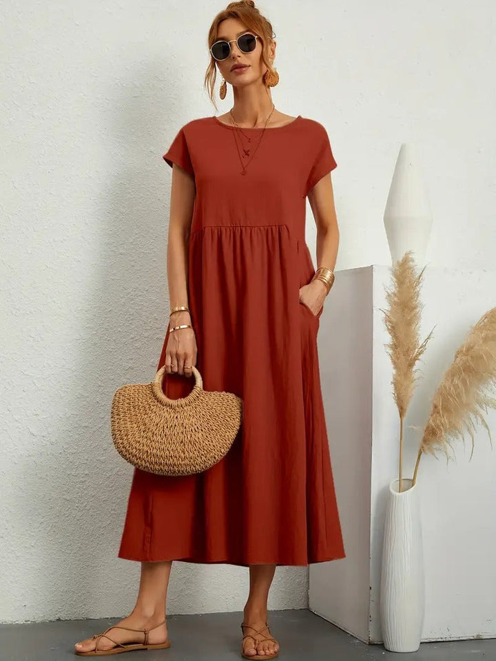 Elegant Flared Maxi Dress