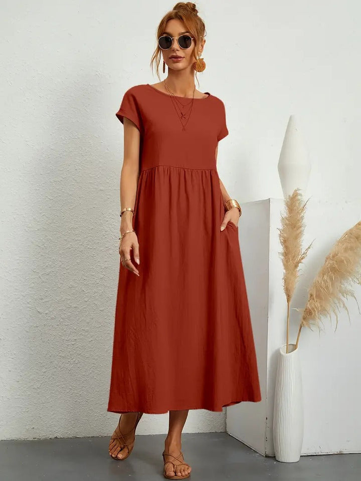 Elegant Flared Maxi Dress