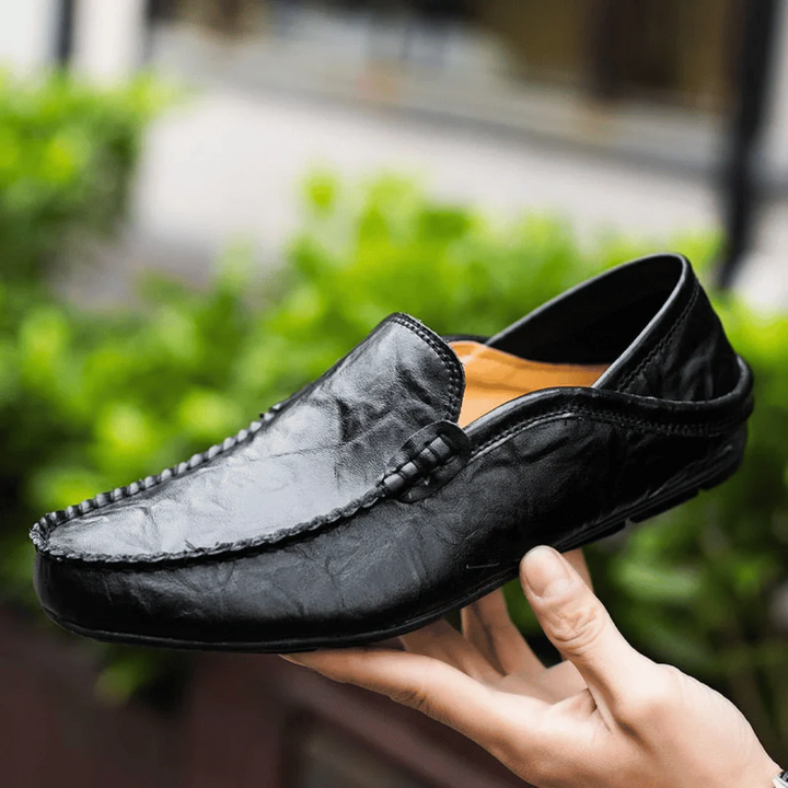 Exquisite Handmade Leather Loafers