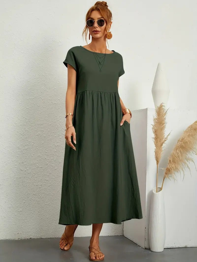 Elegant Flared Maxi Dress