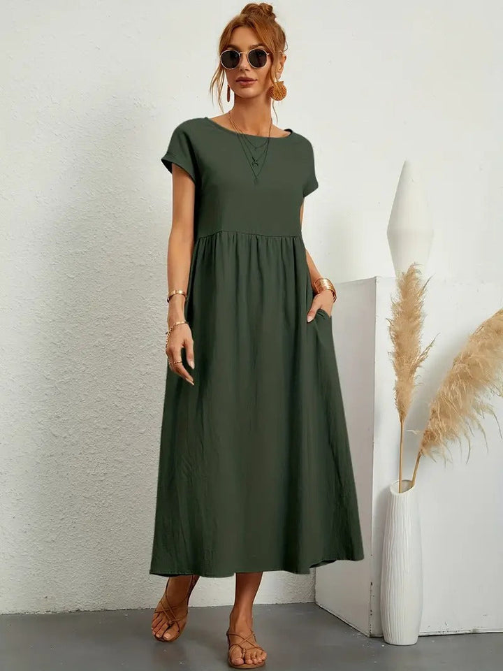 Elegant Flared Maxi Dress