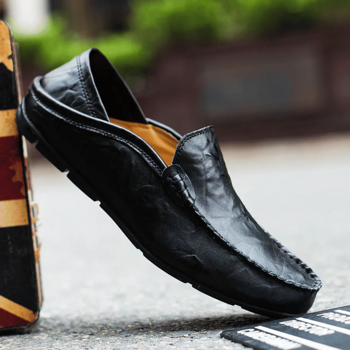 Exquisite Handmade Leather Loafers