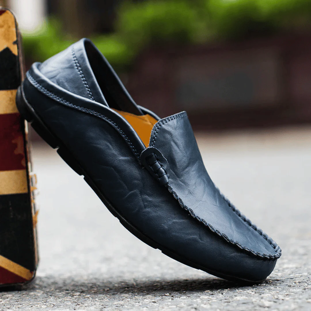 Exquisite Handmade Leather Loafers