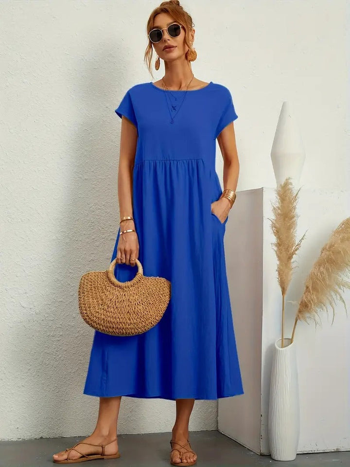 Elegant Flared Maxi Dress
