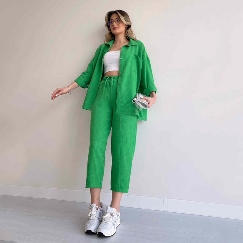 Chic Linen Co-Ord Set for Women