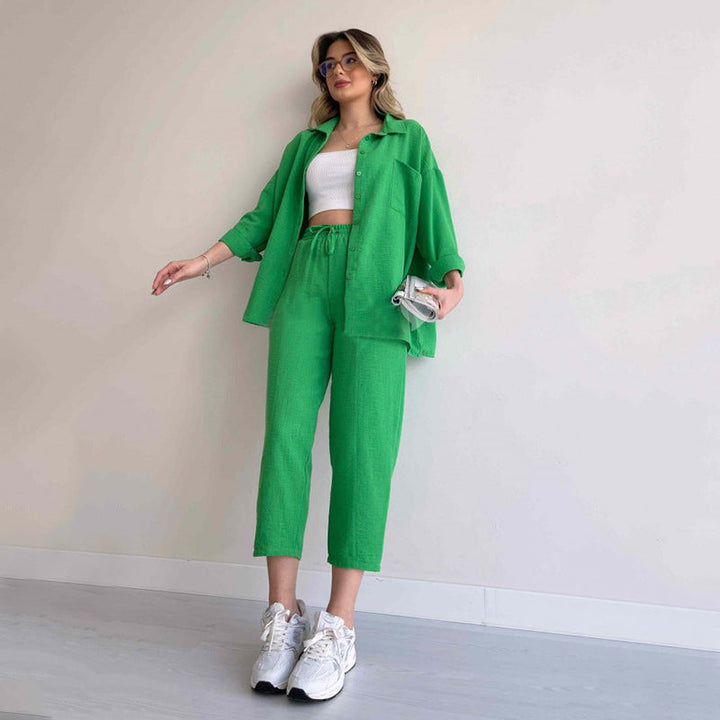 Chic Linen Co-Ord Set for Women