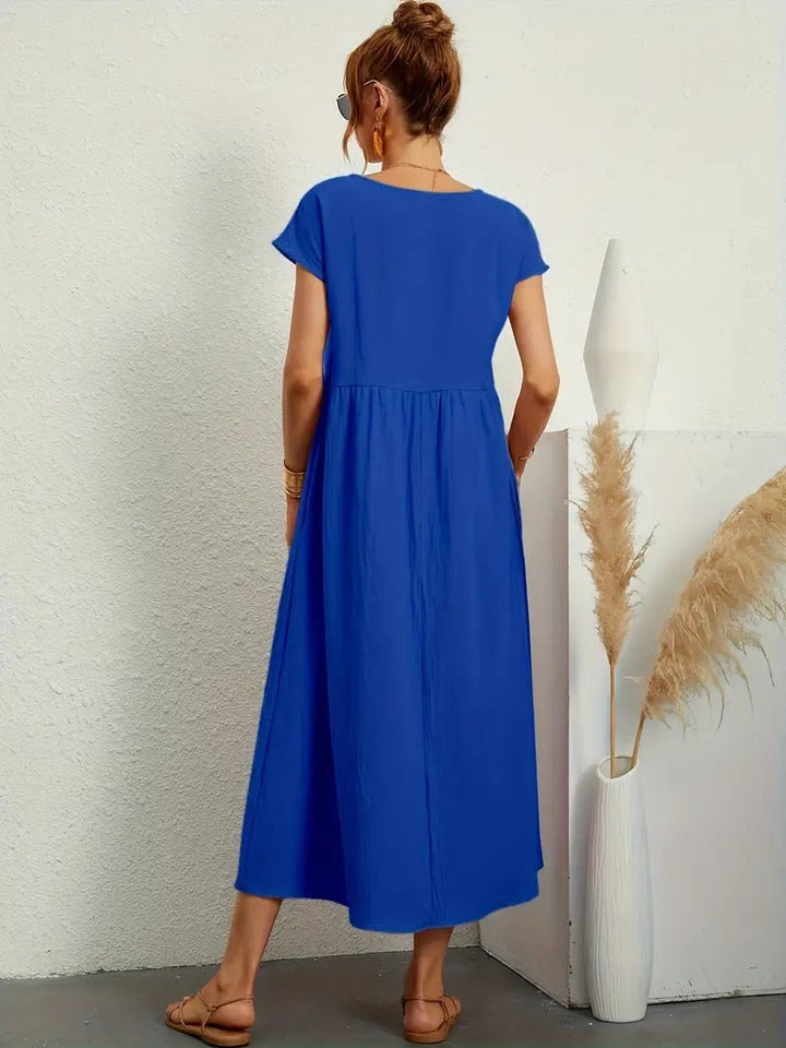 Elegant Flared Maxi Dress
