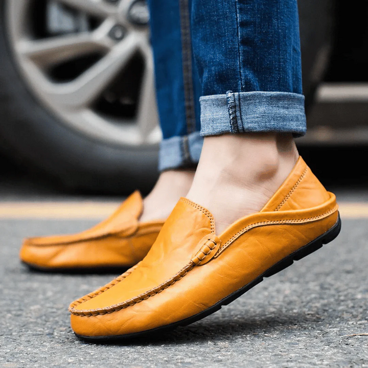 Exquisite Handmade Leather Loafers