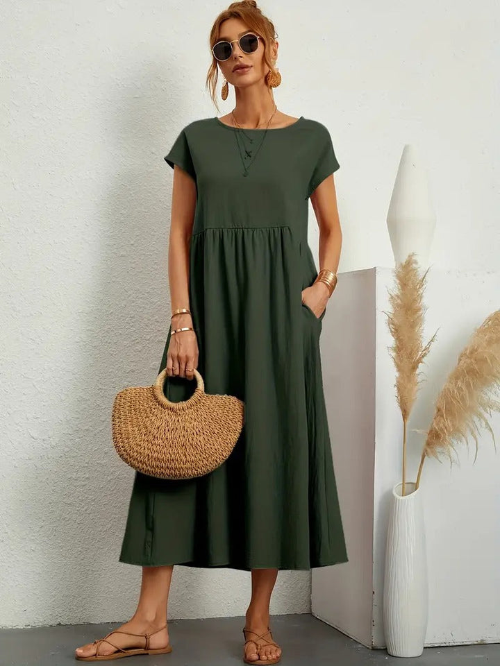 Elegant Flared Maxi Dress