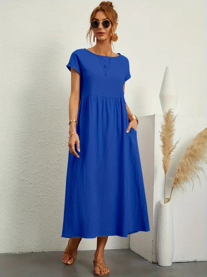 Elegant Flared Maxi Dress