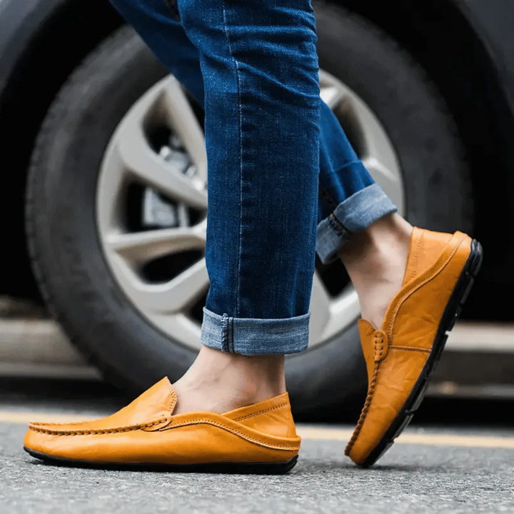 Exquisite Handmade Leather Loafers