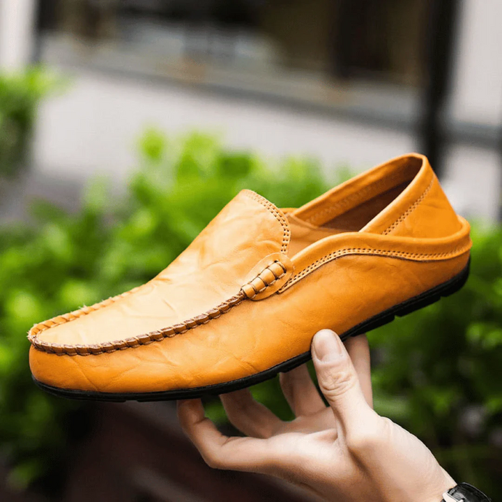 Exquisite Handmade Leather Loafers
