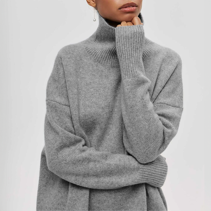 Chic Knit Turtleneck Sweater for Effortless Style