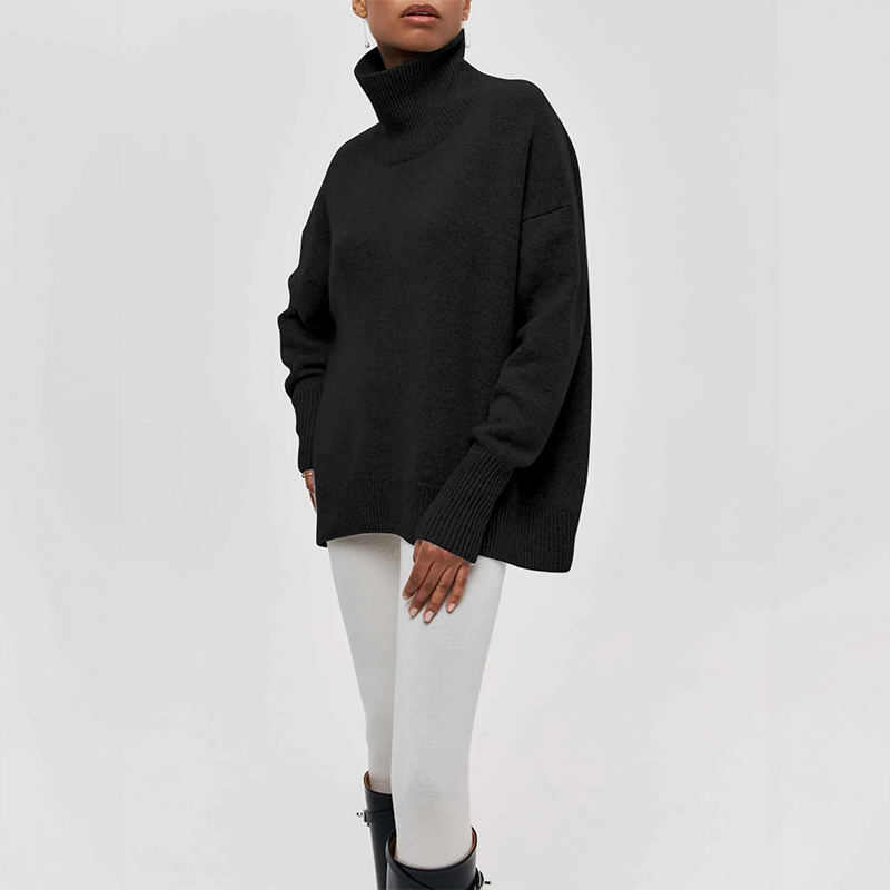 Chic Knit Turtleneck Sweater for Effortless Style