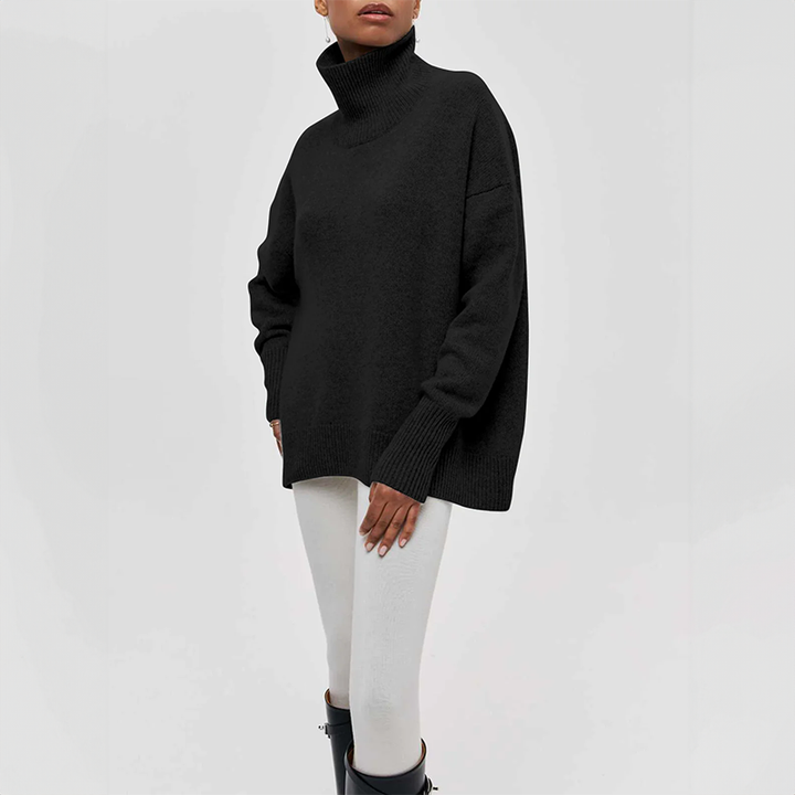Chic Knit Turtleneck Sweater for Effortless Style