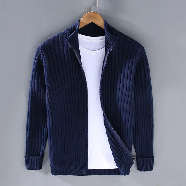 Stylish New Men's Zip-Up Cardigan
