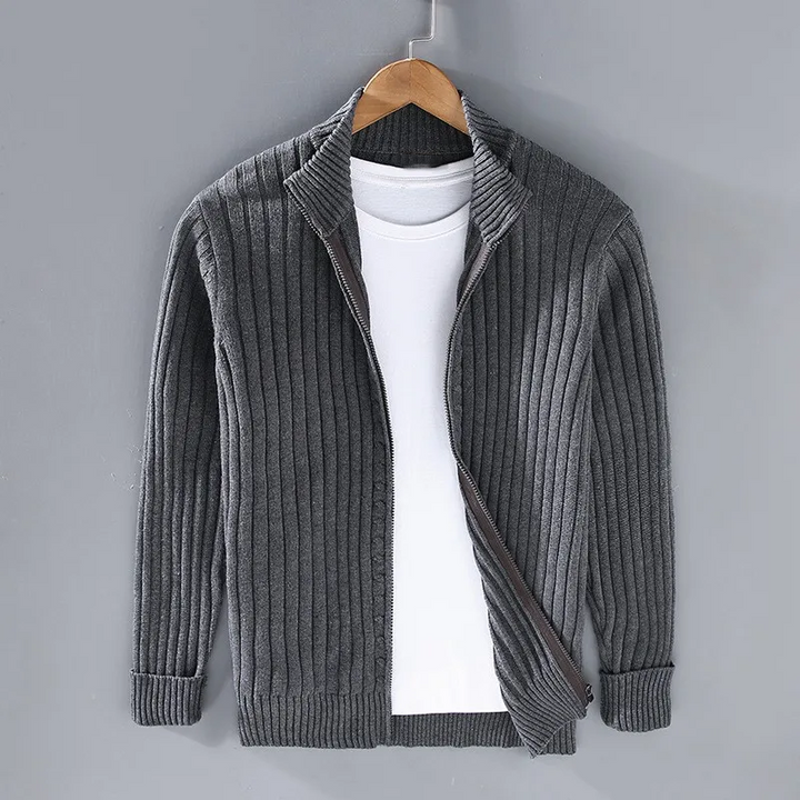 Stylish New Men's Zip-Up Cardigan
