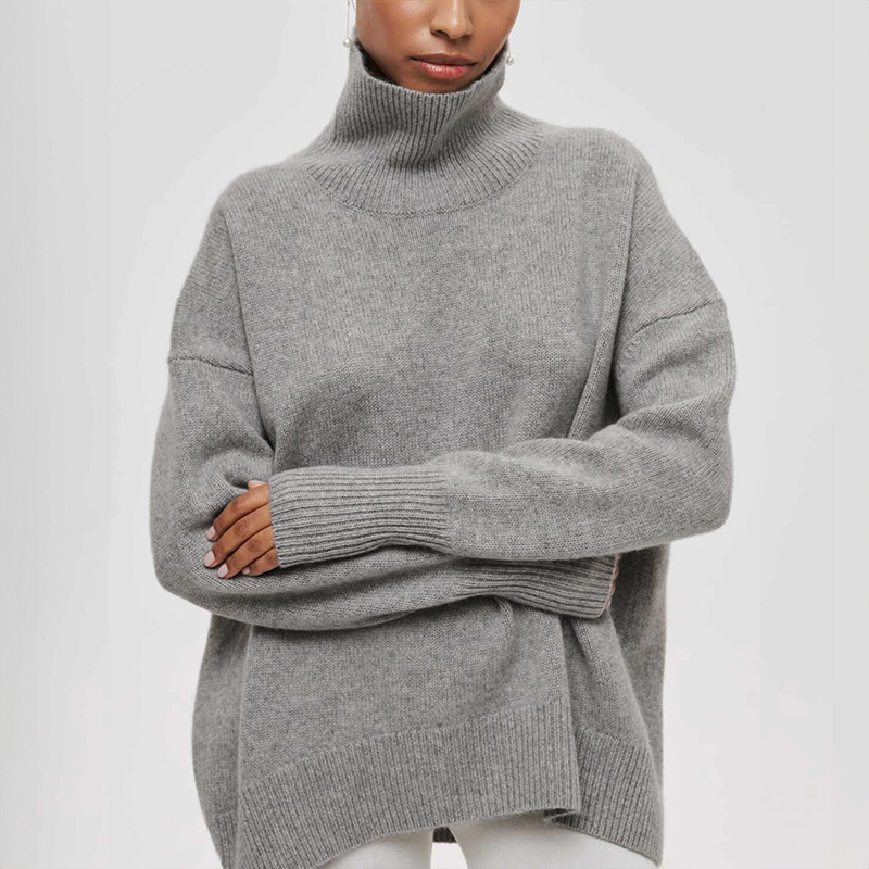Chic Knit Turtleneck Sweater for Effortless Style