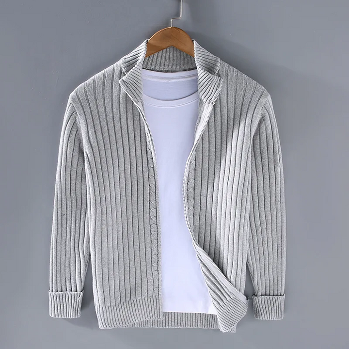Stylish New Men's Zip-Up Cardigan