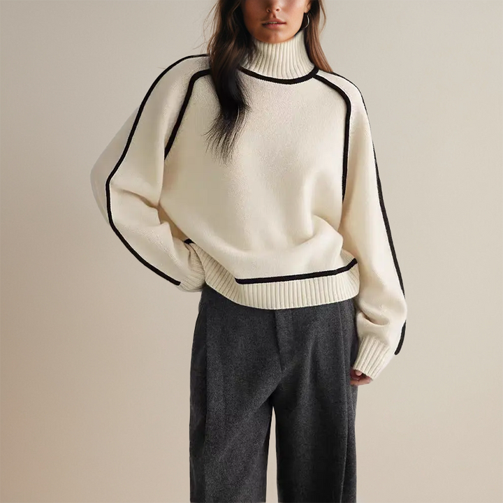 Luxurious Cashmere Turtleneck Sweater for Effortless Elegance