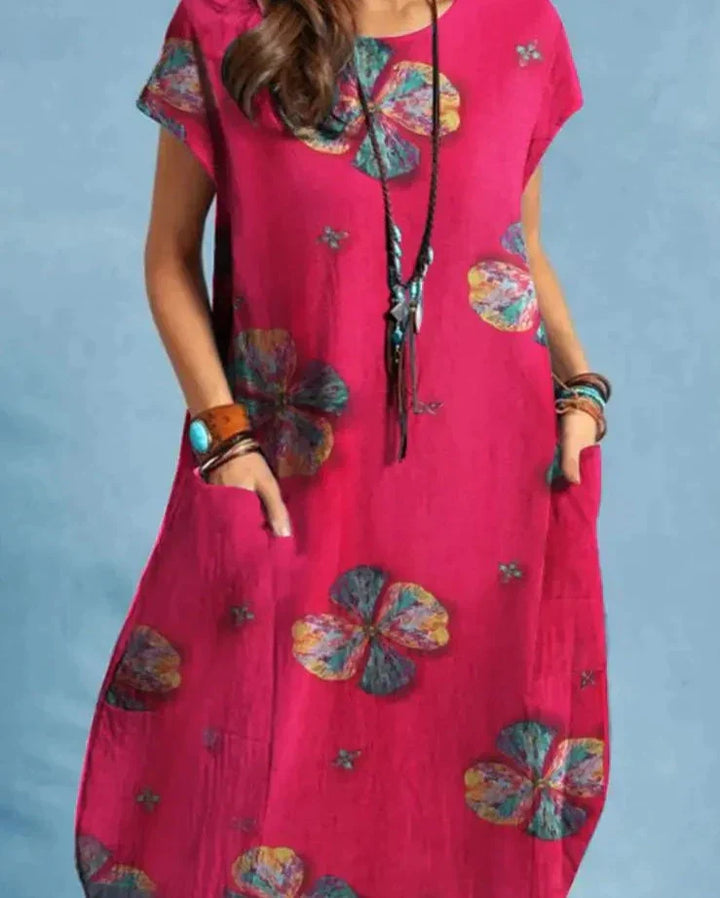 Timeless Elegance Vintage Midi Dress