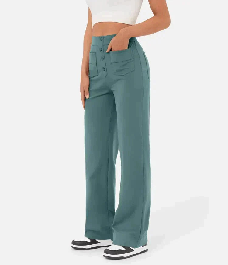 High-Waist Elegance Trousers
