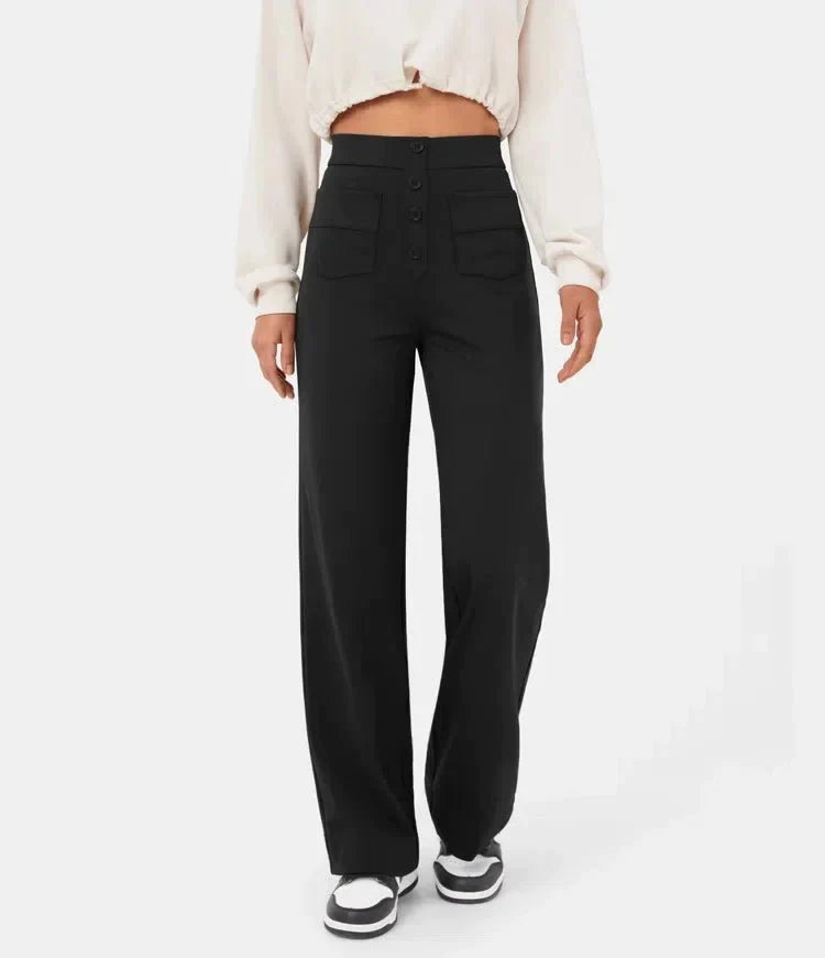High-Waist Elegance Trousers