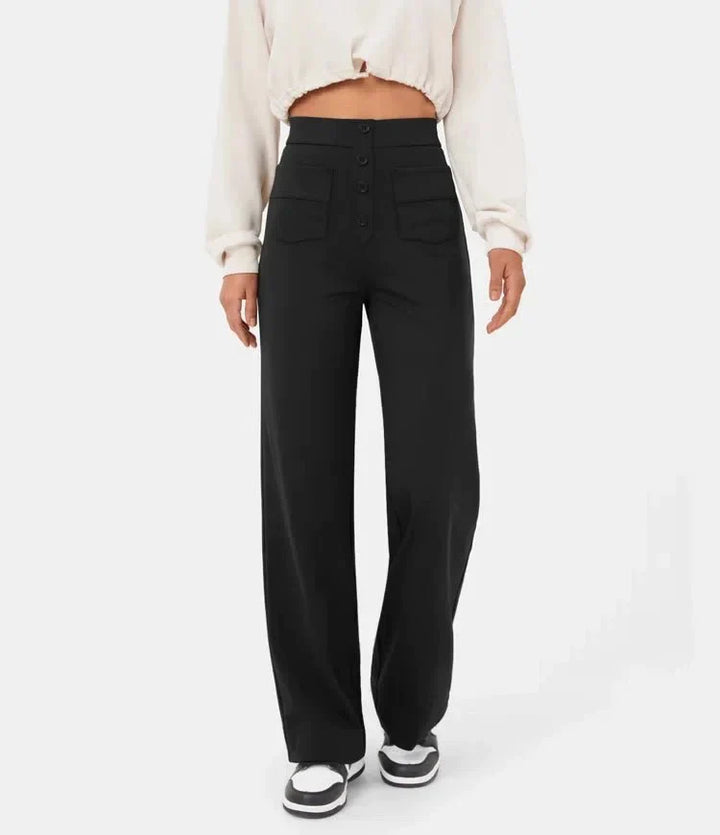 High-Waist Elegance Trousers