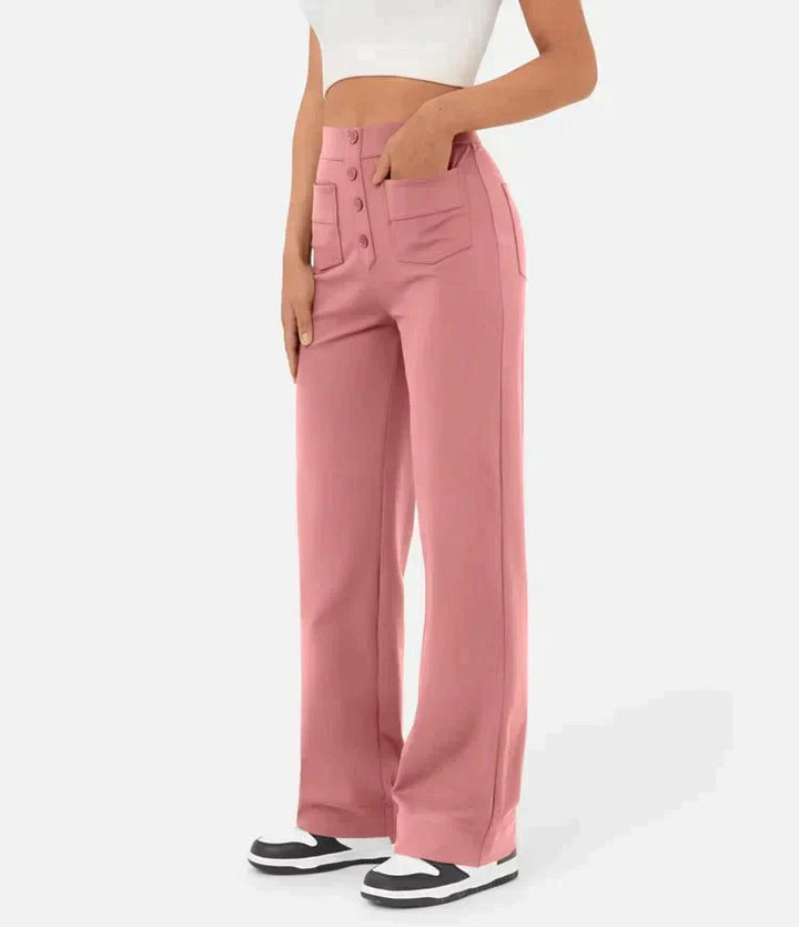 High-Waist Elegance Trousers