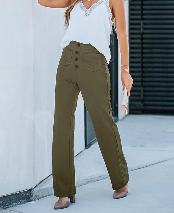 High-Waist Elegance Trousers
