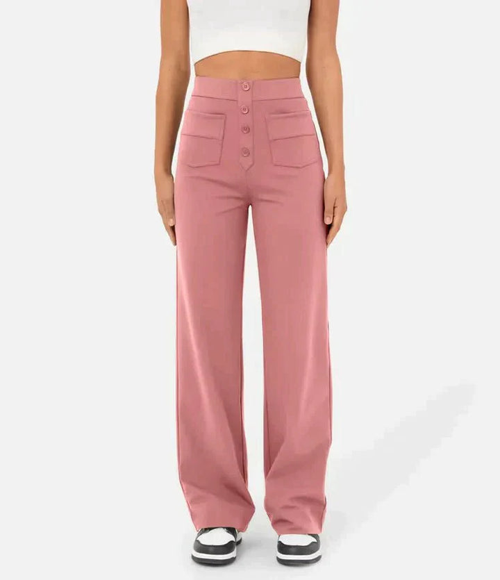 High-Waist Elegance Trousers