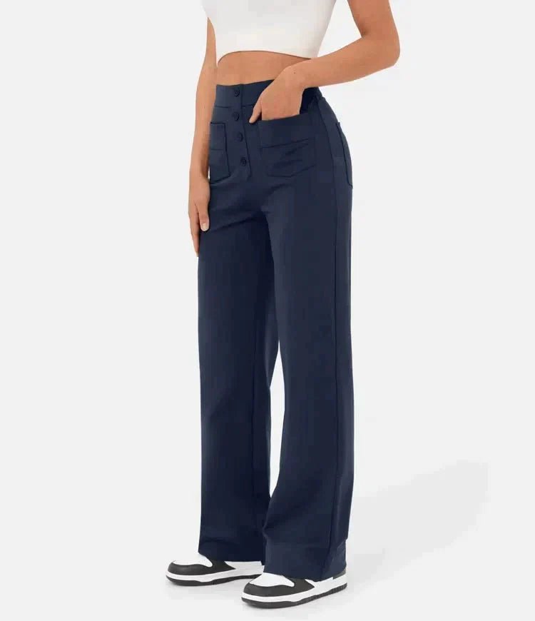 High-Waist Elegance Trousers