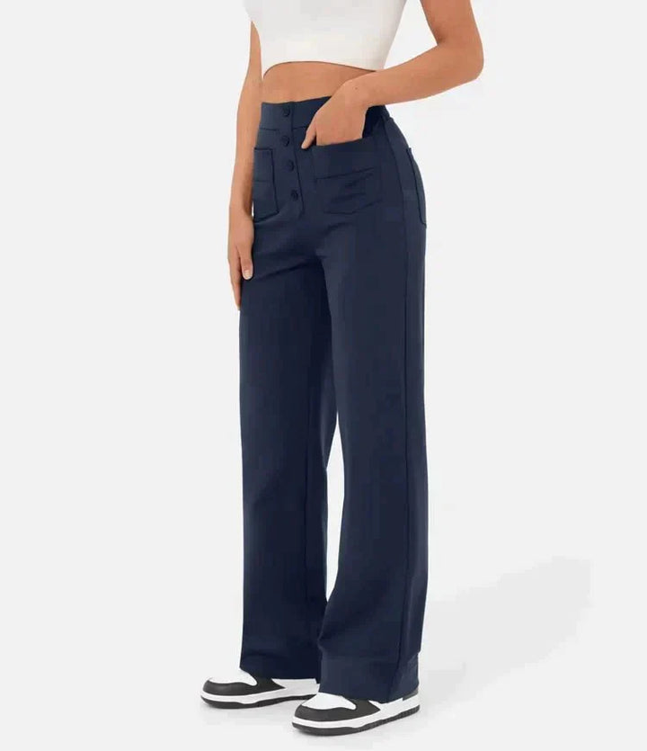 High-Waist Elegance Trousers