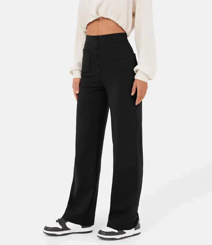High-Waist Elegance Trousers