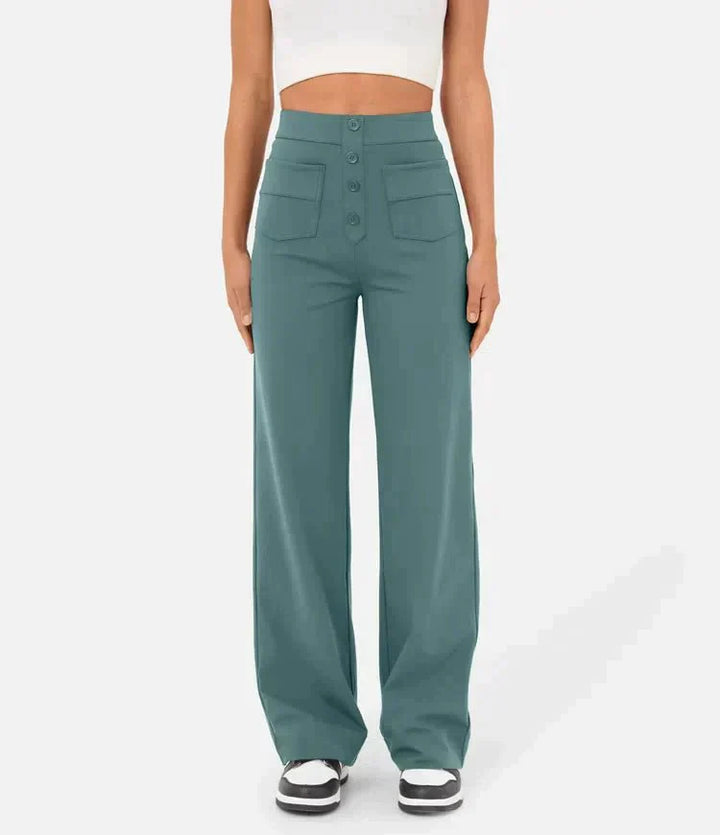 High-Waist Elegance Trousers