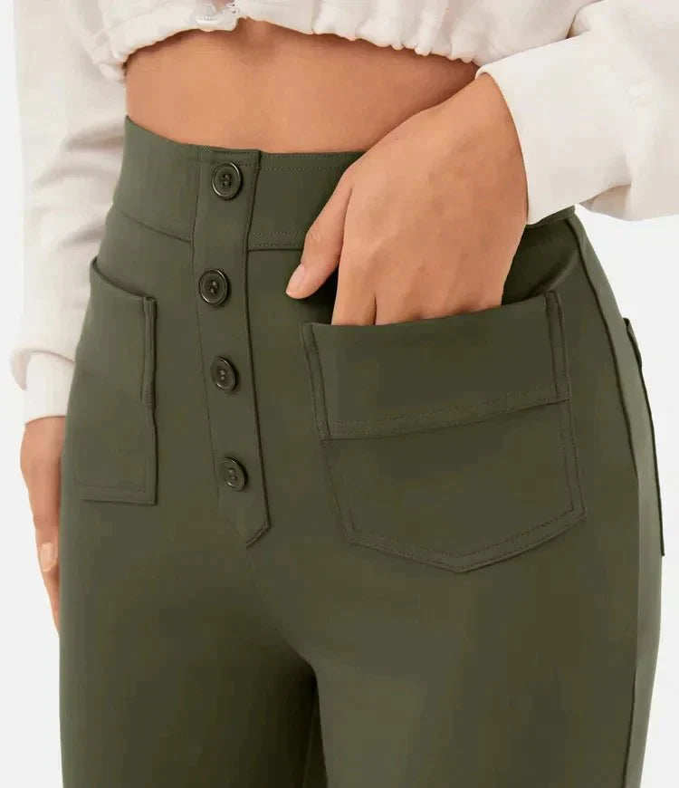 High-Waist Elegance Trousers