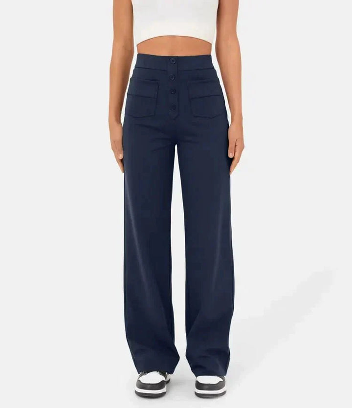 High-Waist Elegance Trousers